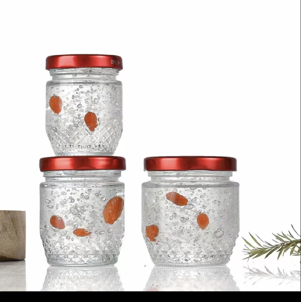 醬菜；果醬；花膠；鮮燉燕窩玻璃瓶